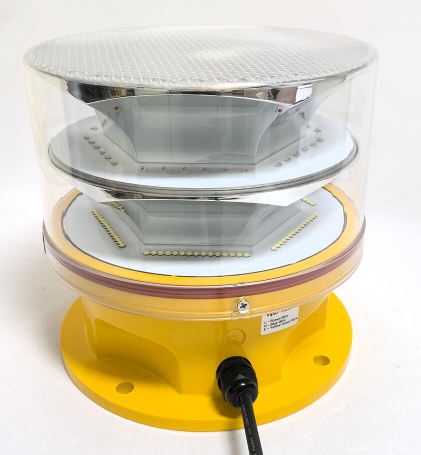 dual led obstruction light